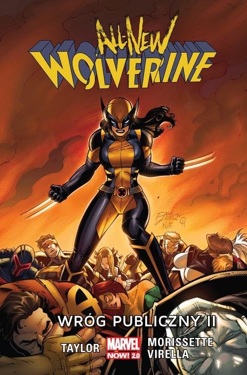 okładka All-New Wolverine Wróg publiczny książka | Taylor Tom