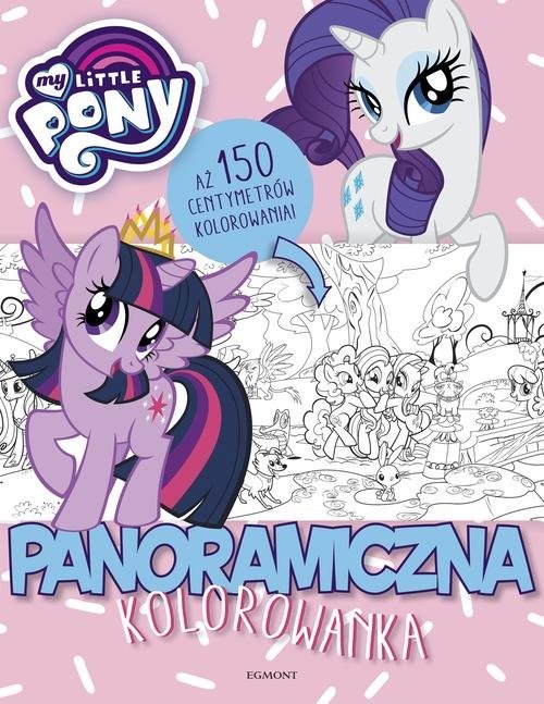 okładka My Little Pony Panoramiczna kolorowanka książka