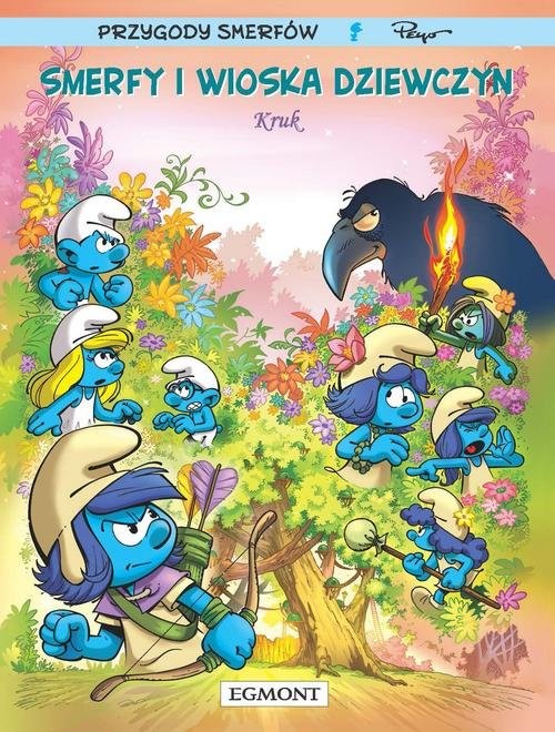 okładka Smerfy i Wioska Dziewczyn T.3 Kruk książka | Luc Parthoens, Thierry Culliford