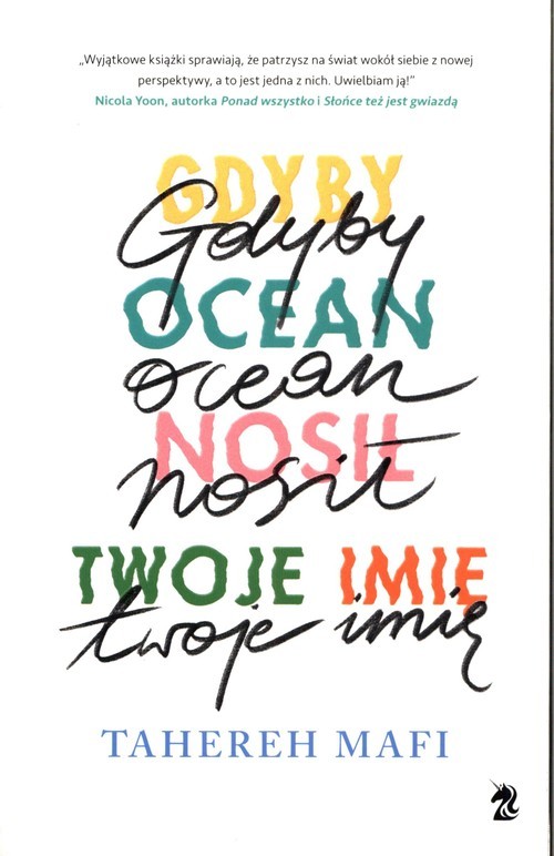 okładka Gdyby ocean nosił twoje imię książka | Tahereh Mafi