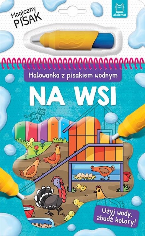 okładka Malowanka z pisakiem wodnym Na wsi . książka