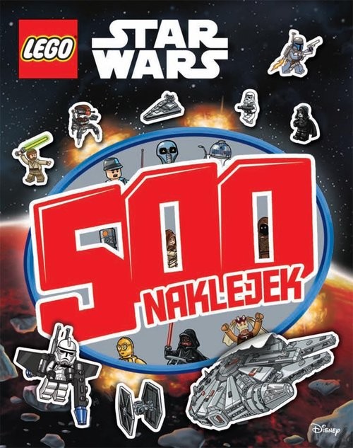 okładka Lego Star Wars 500 naklejek książka