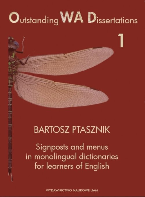 okładka Signposts and menus in monolingual dictionaries for learners of English książka | Bartosz Ptasznik