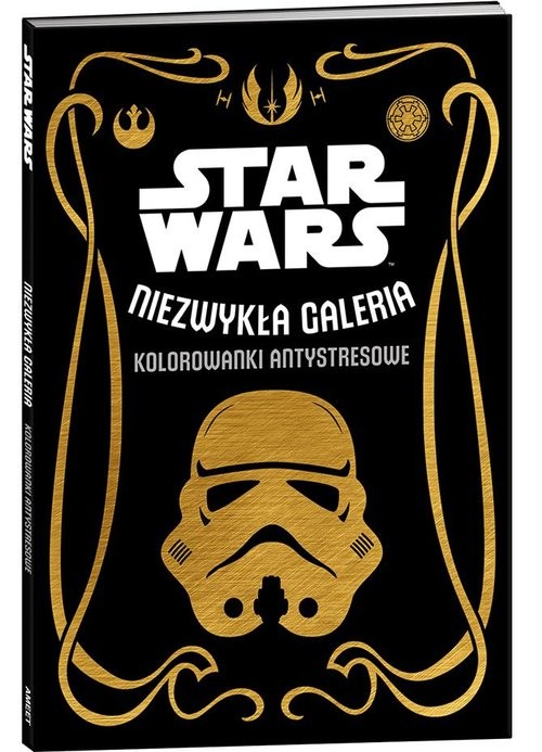 okładka Star Wars Niezwykła galeria Kolorowanki antystresowe książka