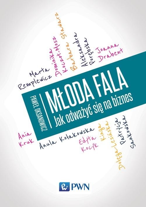 okładka Młoda fala Jak odważyć się na biznes książka | Paweł Oksanowicz