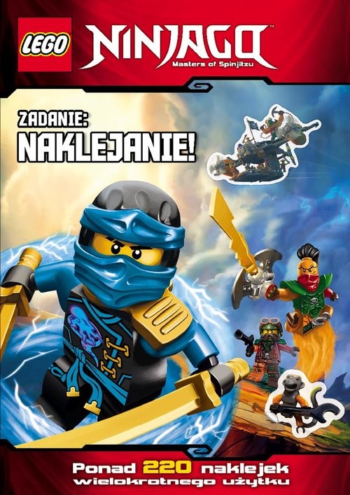 okładka Lego Ninjago Zadanie naklejanie! książka