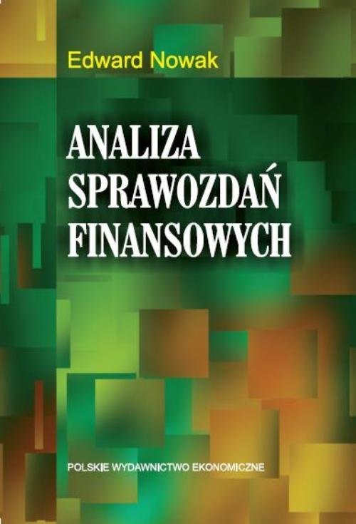okładka Analiza sprawozdań finansowych książka | Edward Nowak