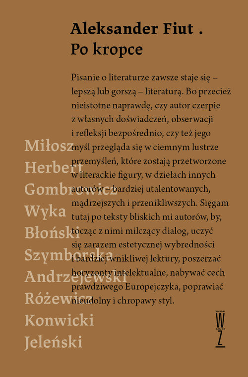 okładka Po kropce książka | Aleksander Fiut