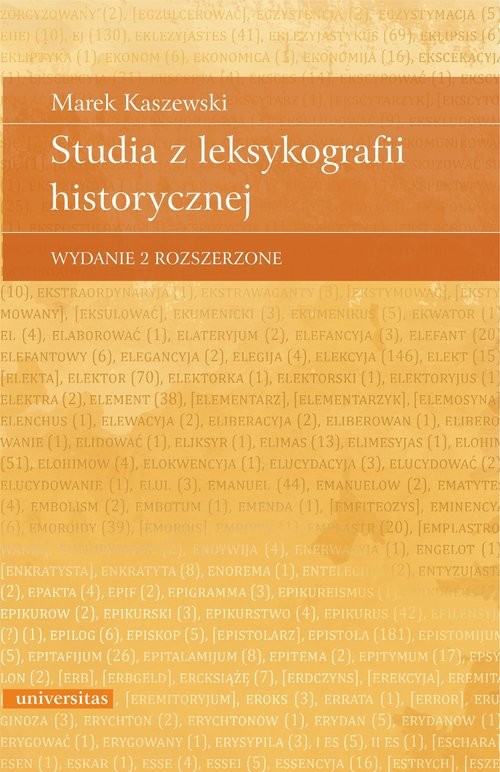okładka Studia z leksykografii historycznej książka | Kaszewski Marek