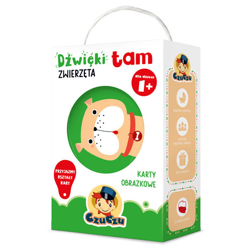 okładka CzuCzu Dźwięki tam Zwierzęta 1+ książka