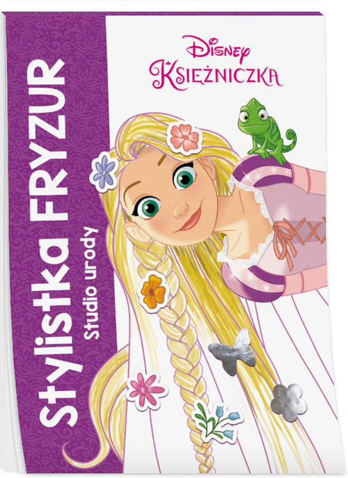 okładka Disney Księżniczka Stylistka fryzur FRYZ-1 książka