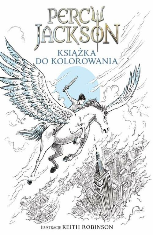 okładka Percy Jackson Książka do kolorowania książka | Rick Riordan, Keith Robinson