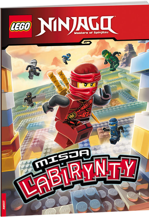 okładka Lego Ninjago Misja labirynty LMA-701 książka