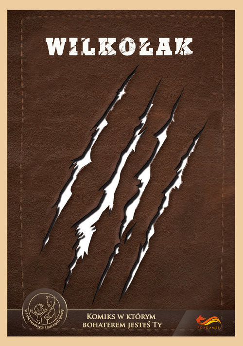 okładka Wilkołak Komiks paragrafowy książka | Garou Loup