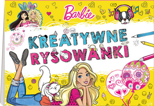 okładka Barbie Kreatywne rysowanki NSD-101 książka