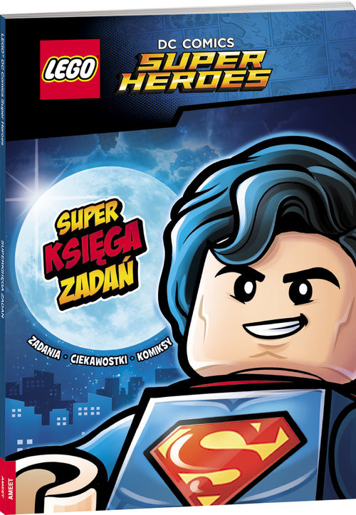 okładka Lego DC Comics Super księga zadań książka