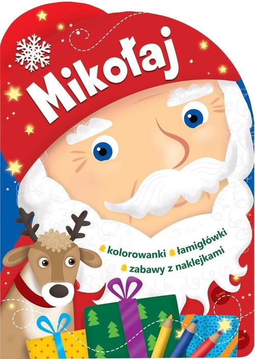 okładka Mikołaj Świąteczne activity z wykrojnikiem książka