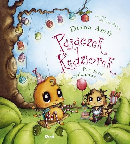 okładka Pajączek Kędziorek Przyjęcie urodzinowe książka | Amft Diana