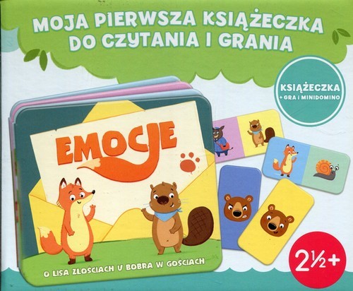 okładka O lisa złościach u bobra w gościach Moja pierwsza książeczka do czytania i grania książka