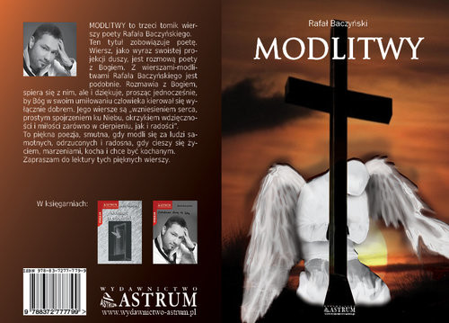 okładka Modlitwy Tomik wierszy książka | Rafał Baczyśki