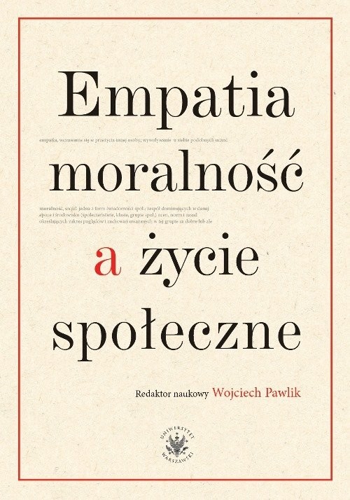 okładka Empatia moralność a życie społeczne książka