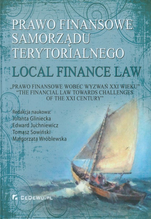 okładka Prawo finansowe samorządu terytorialnego Local Finance Law książka