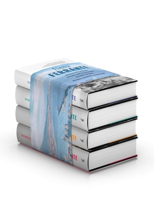 okładka Genialna przyjaciółka / Historia nowego nazwiska / Historia ucieczki / Historia zagionionej dziewczynki Pakiet książka | Elena Ferrante