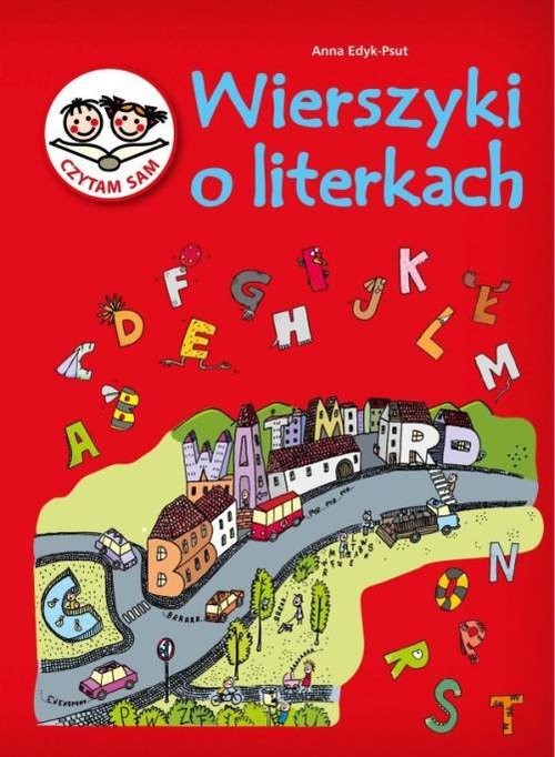 okładka Czytam sam Wierszyki o literkach książka | Anna Edyk-Psut