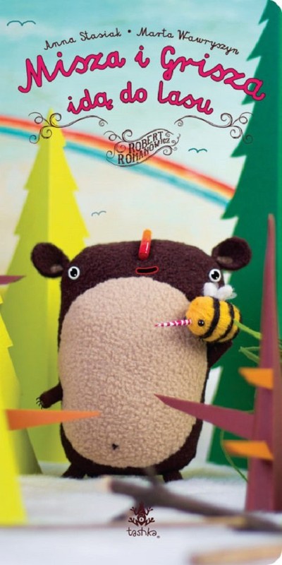 okładka Misza i Grisza idą do lasu książka | Anna Stasiak, Marta Wawryszyn