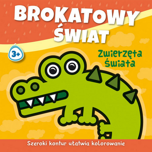 okładka Brokatowy świat Zwierzęta świata. książka | Agnieszka Michalska