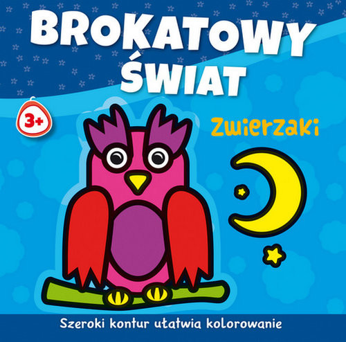 okładka Brokatowy świat Zwierzaki książka | Agnieszka Michalska