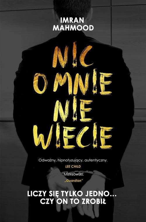 okładka Nic o mnie nie wiecie książka | Imran Mahmood