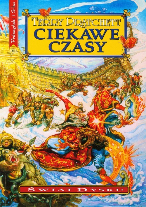 okładka Ciekawe czasy.  Świat dysku książka | Terry Pratchett