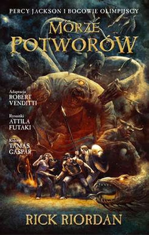 okładka Morze potworów książka | Rick Riordan