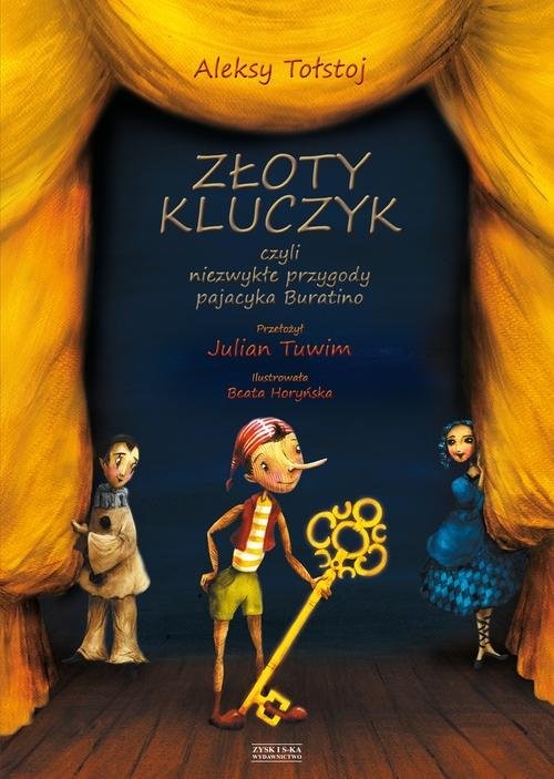 okładka Złoty kluczyk czyli niezwykłe przygody pajacyka Buratino książka | Aleksy Nikołajewicz Tołstoj