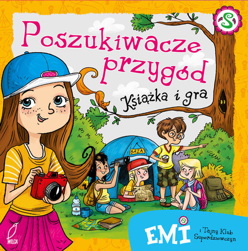 okładka Emi i Tajny Klub Superdziewczyn Poszukiwacze przygód Książka i gra książka | Agnieszka Mielech