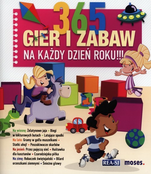 okładka 365 gier i zabaw na każdy dzień roku książka