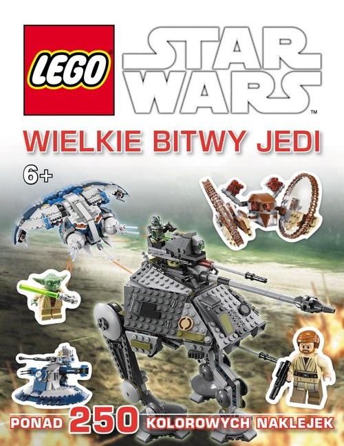 okładka Lego Star Wars Wielkie bitwy Jedi książka