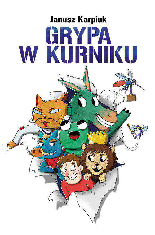 okładka Grypa w kurniku książka | Karpiuk Janusz