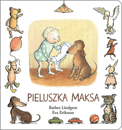 okładka Pieluszka Maksa książka | Barbro Lindgren