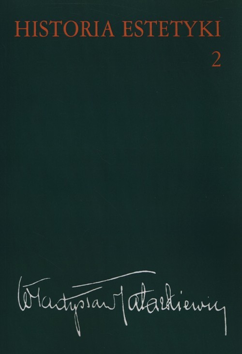 okładka Historia estetyki Tom 2 książka | Władysław Tatarkiewicz