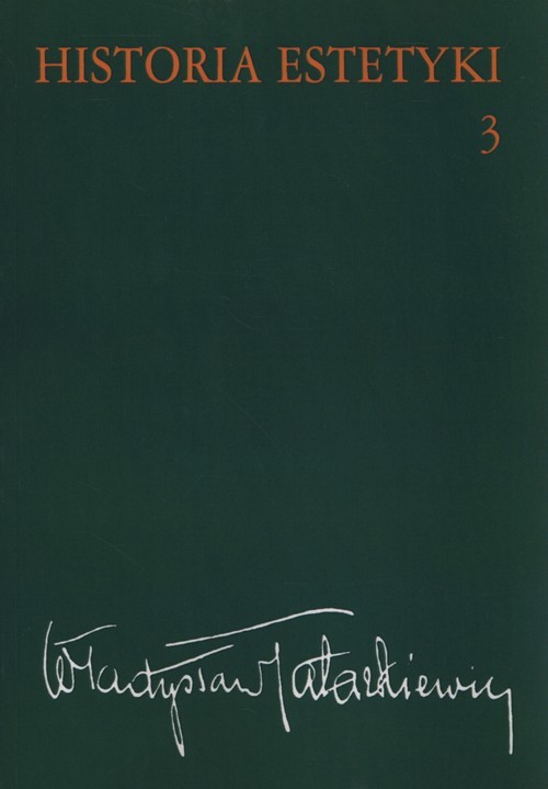 okładka Historia estetyki Tom 3 książka | Władysław Tatarkiewicz