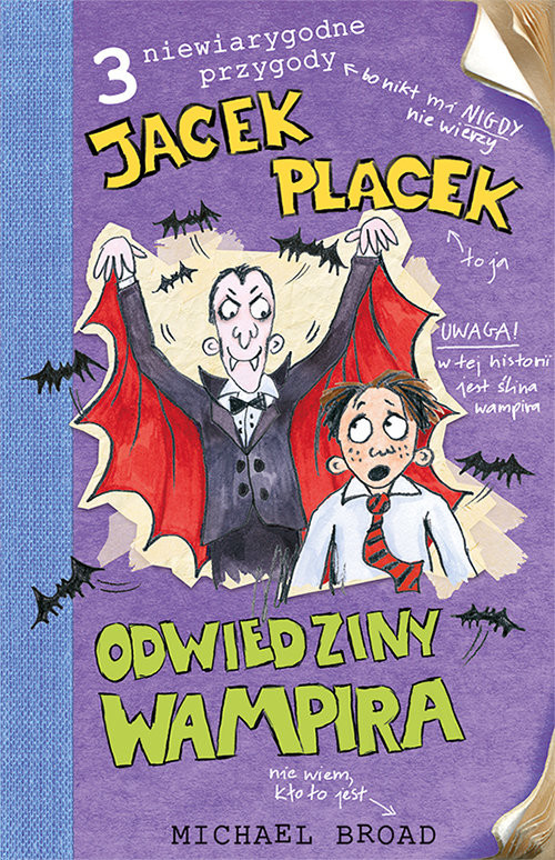 okładka Jacek Placek Odwiedziny wampira książka | Broad Michael