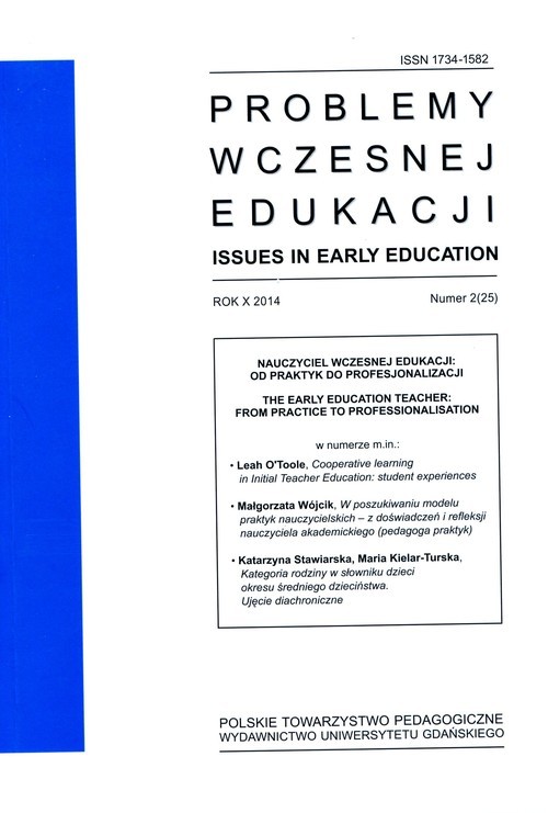 okładka Problemy wczesnej edukacji Nr 2  2014 rok Rok X 2014 Nr 2 (25) książka