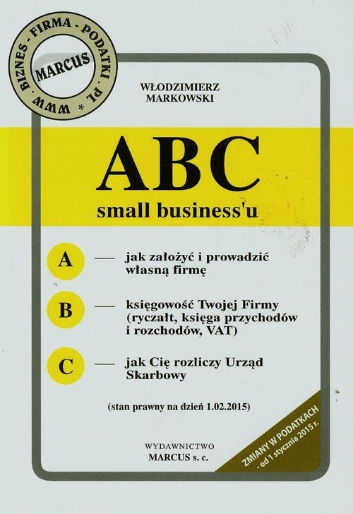 okładka ABC small business'u książka | Markowski Włodzimierz