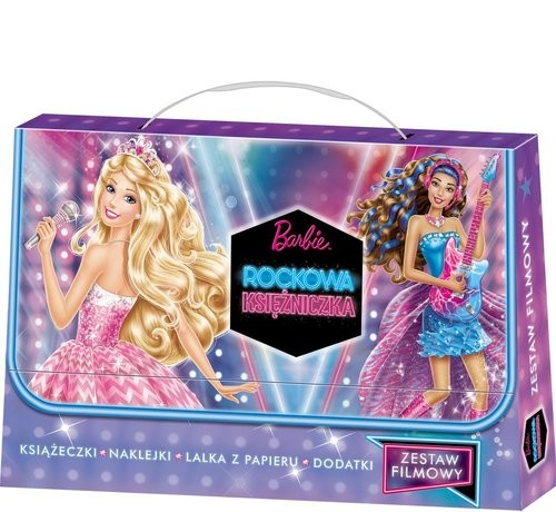 okładka Barbie Rockowa Księżniczka Zestaw filmowy książka