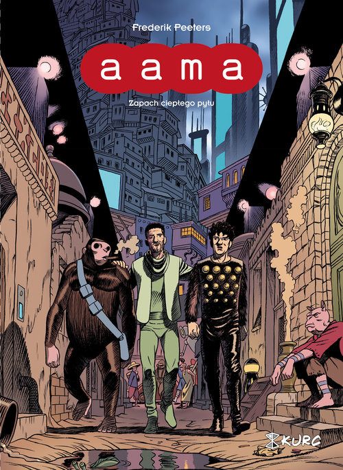 okładka Aama Tom 1 Zapach ciepłego pyłu książka | Peeters Frederik