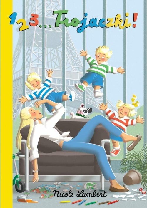 okładka 1 2 3 Trojaczki! książka | Lambert Nicole