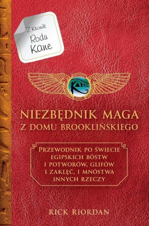 okładka Niezbędnik maga z Domu Brooklyńskiego Kroniki Rodu Kane książka | Rick Riordan