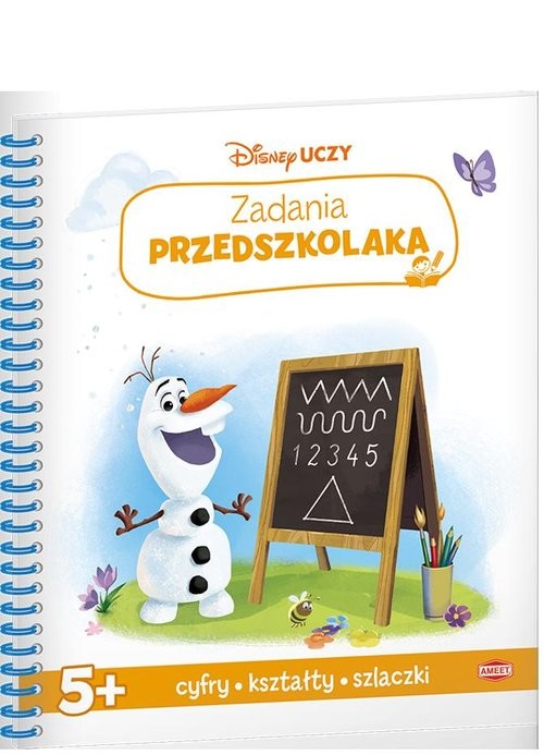 okładka Disney uczy Kraina Lodu  Zadania przedszkolaka USKF-1 książka